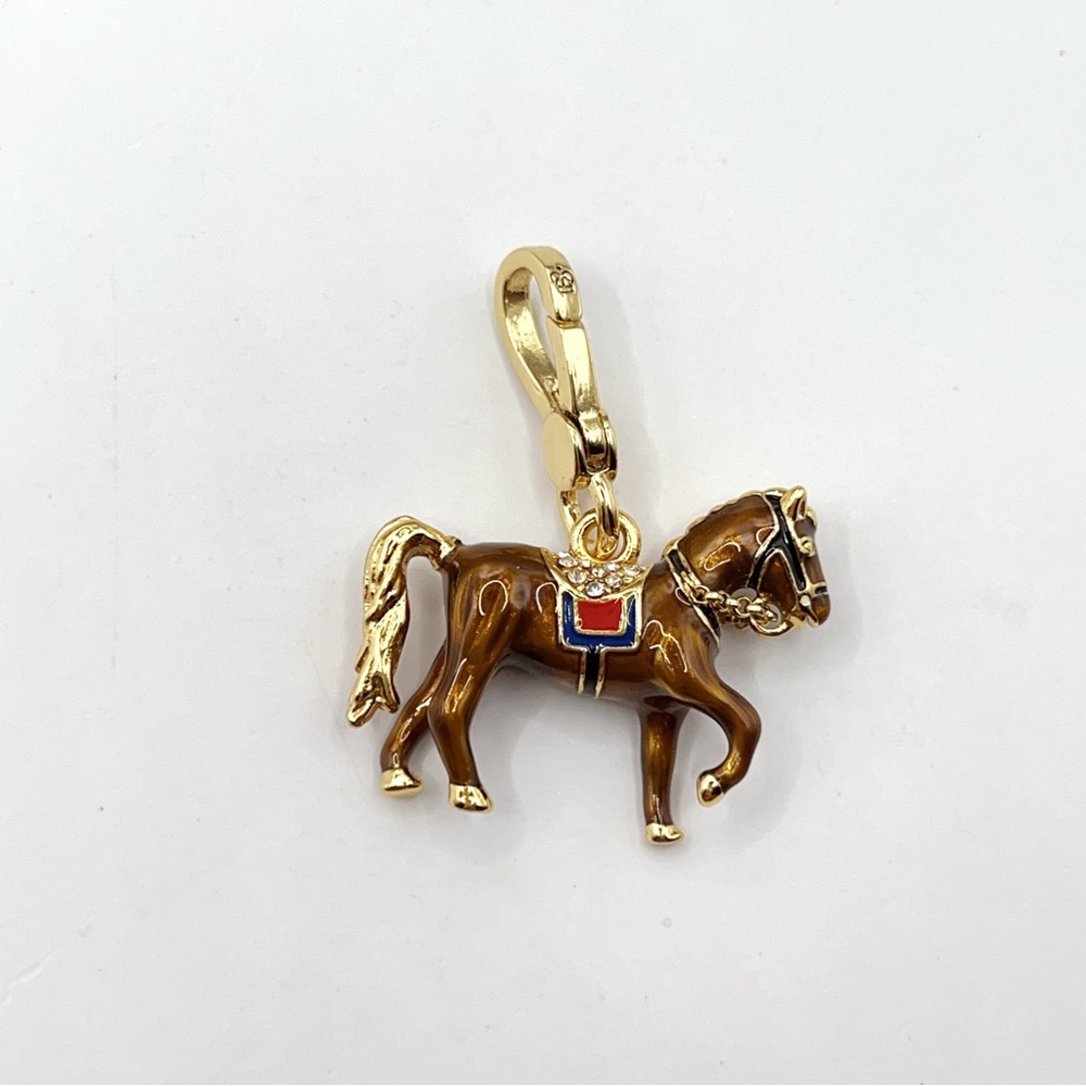 Juicy Couture brown horse charm